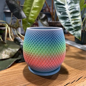 Large Geometric Plant Pot