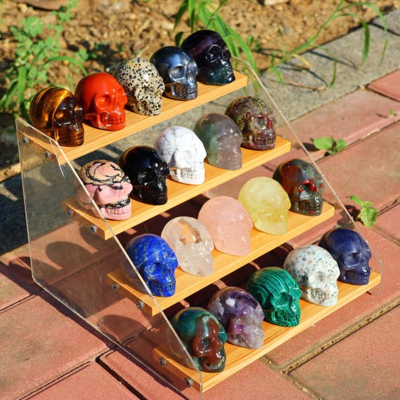 2'' Natural Crystal Skull，hand Carved Skull，quartz Crystal