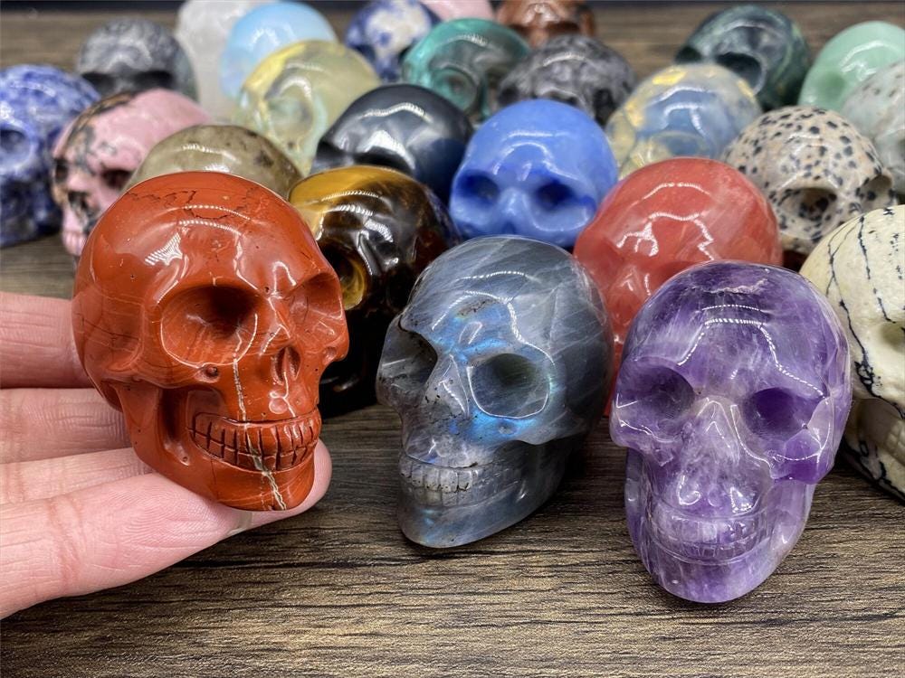 クォーツの頭蓋骨 - Etsy 日本