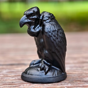 2,4" naturlig obsidian snidad gam, kristall snidad gam, gamsnideri, gamstaty, Reiki Healing, heminredning, julklappar
