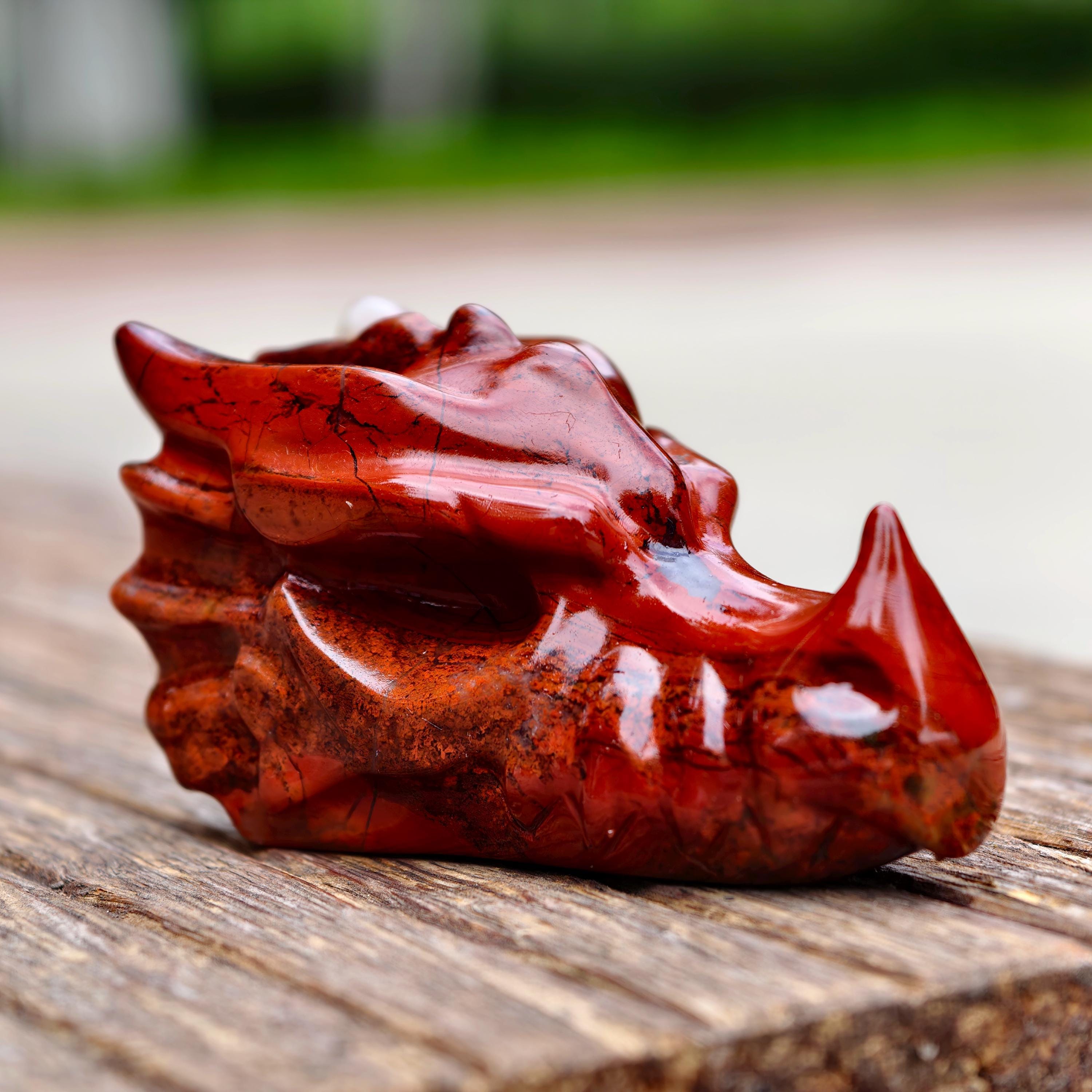 Red Dragon Statue - Etsy