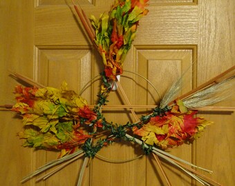 Medium Fall Pentagram Wreath