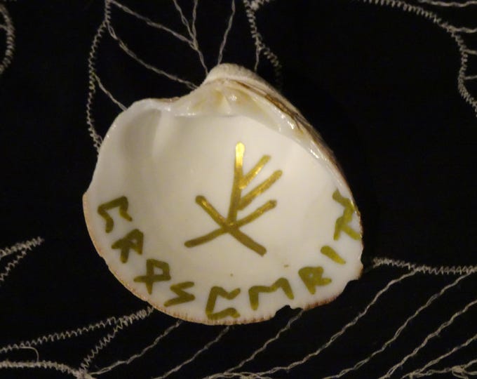 Runic Prosperity Shell Pendant 9