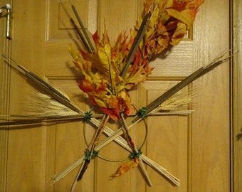 Small Fall Pentagram Wreath