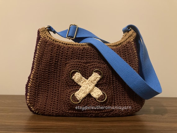 Made to Order Arcane Jinx Inspired Crochet Shoulder bag with Adjustable Strap [medium]