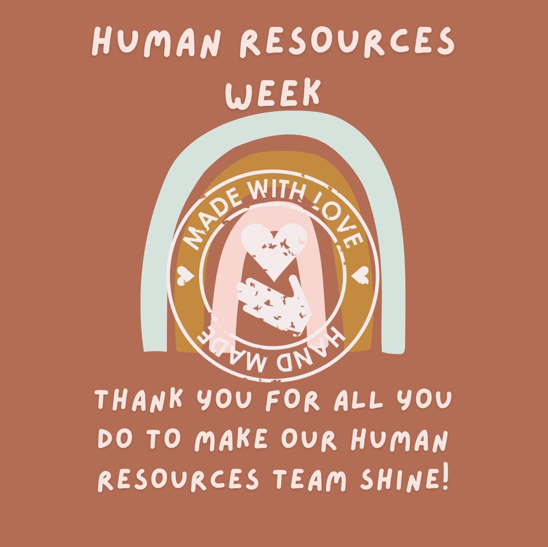 HR Appreciation Note/human Resource Week Thank-you Note/hr Thank You ...