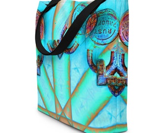 Rust Proof Lock Large Tote Bag
