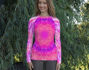Bubblegum Women's Rash Guard Long Sleeve