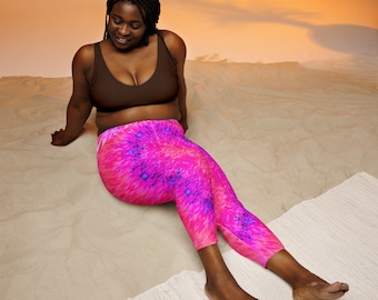 Bubblegum Yoga Capri Leggings