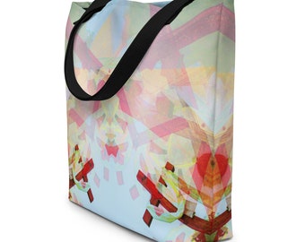 SB Mission Easter Cross Large Tote Bag