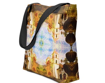Santa Barbara Mission MK Tote bag