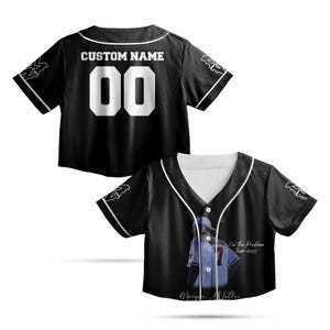 Custom Morgan Wallen Baseball Crop Jersey, MW Logo Sleeve, Personalized Name and Number Shirt, Country Music Fan Gift, Women’s Concert Top