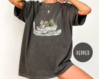Comfort Colors Frog And Toad Shirt,Frog And Toad Shirt, Vintage Classic Book Tee, Retro Frogs Shirt, Frog 90s Graphic Shirt, Book Lover Gift