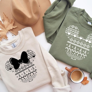 Disney Family Christmas Sweatshirt, Family Christmas Matching Shirt, Disney Character Christmas Shirt, Family Party Tee,Disneyland Christmas