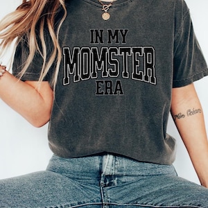 Comfort Colors In My Momster Era Shirt, Momster Halloween Crewneck, Momster In My Era, Spooky Mama Shirt, Halloween Shirt, Mom Fall Shirt