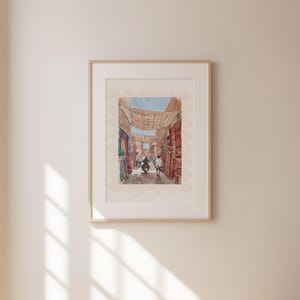 Impresión de postal de Marruecos / Impresión de arte de pared estético / Póster decorativo / Tendencia, Viajes, Aventura / Digital, Descarga instantánea / Imprimible