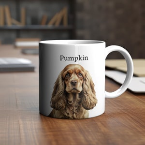 Personalized Dog Mug | Custom Pet Photo Mug | Dog Coffee Cup | Dog Face Design Mug | Custom Dog Portrait Cup | Pet Lover Gift Mug