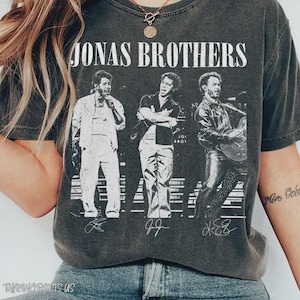 Vintage Jonas Brothers Shirt, Jonas Bros Tour 2025 Shirt, Jonas Retro 90er Pullover, Jonas Brother Merch, One Night Tour