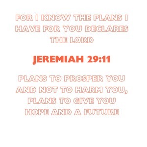 Jeremías 29:11 Imprimir