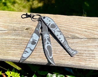 Horror Movie Knives Keychain/Bag Charm