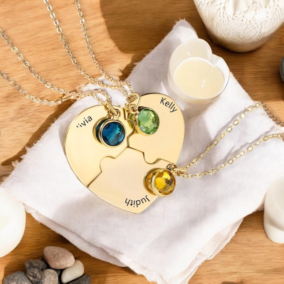 Collana Amicizia Stelle Sole Luna - Set Da 3 Per BFF, Regalo Compleanno - Foto 6