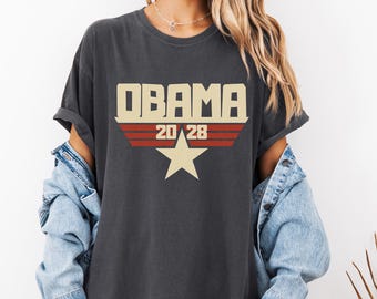 Obama 2028 Vintage T-Shirt: Funny Political Hope & Change