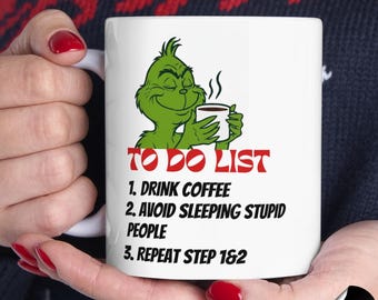 Grinch Mug All I Need is My Dog Funny Rude Gift Funny Rude Gift ,christmas  Birthday Gift for Him Her - Secret Santa - Same Day Dispatch - Etsy