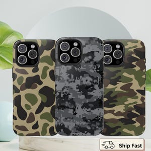Camouflage Phone Case ,Digital Camouflage Design ,Gift for him, Military lovers, Birthdays, Holidays Gifts , iPhone  Samsung models