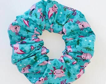 Axolotl Hair Scrunchie