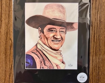 John Wayne print