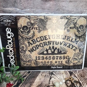 Ouija Board by Shayne of the Dead. Modern Cross Stitch Art Kit. image 1