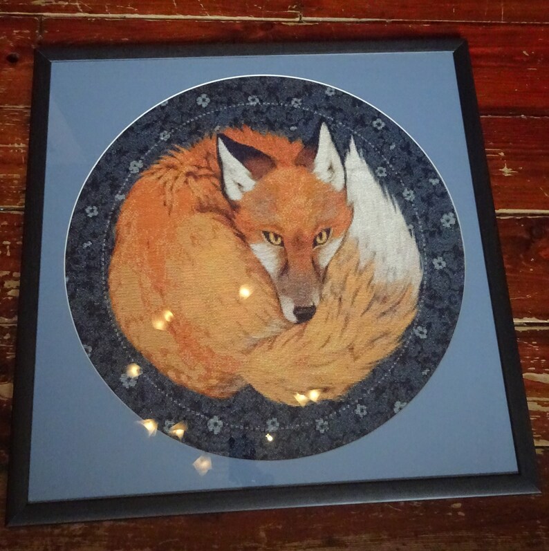 Fox Cross Stitch Kit Fox Garden by Dailen Ogden. Counted Etsy