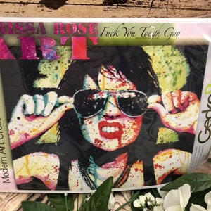 F**k You Tough Guy by Carissa Rose. Modern Cross Stitch Art Kit