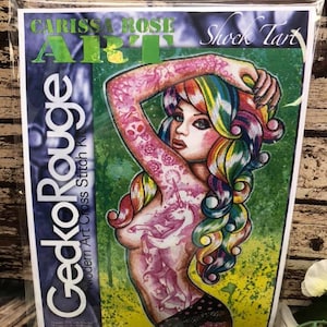 Shock Tart by Carissa Rose.  Modern Cross Stitch Art Kit.