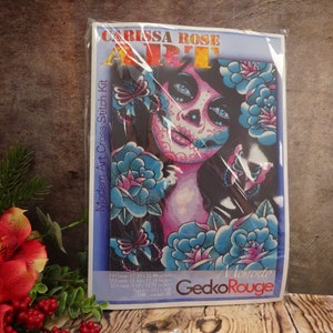Memento by Carissa Rose. Modern Cross Stitch Art Kit.