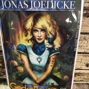 Alice by Jonas Joedicke. Modern Cross Stitch Art Kit.