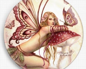 Fairy Needle Minder -  Licensed Art, Small Things, Selina Fenech, Cross Stitch Keeper, Angel, Fridge Magnet,  Cross Stitch Accessory