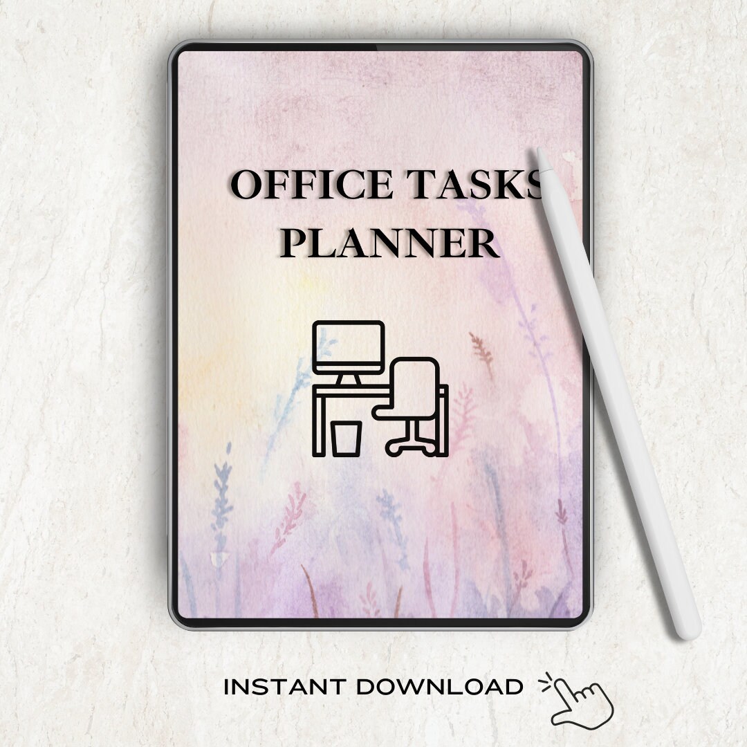 Desk Planner, Task Organizer, Work Planner, Daily Planner, Weekly