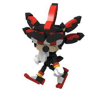 Black and Red Hedgehog (Digital Building Instructions Only)