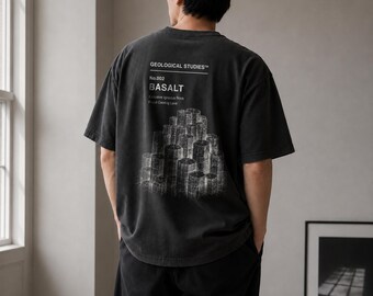 Basalt T Shirt, Geology Shirt, Volcano Rock Tee, Geologist Gift, Earth Science Shirt, Nature Graphic Tee, Comfort Colors 1717