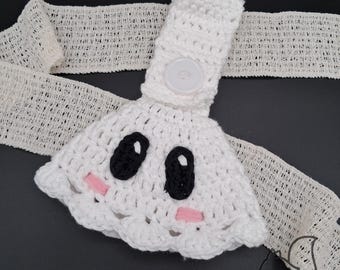 Ghost Towel Topper - PDF CROCHET PATTERN - Halloween - Towel Topper - Spooky - Halloween Decor - Kitchen - Digital Download - Ghost