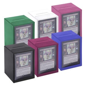 MTG Commander Deck Boxes: Magnetic Closure, 100 Double-Sleeved Capacity - 6-Pack