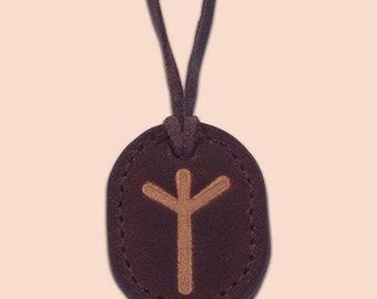 Rune Amulet Necklace - Algiz - FREE  Shipping Worldwide