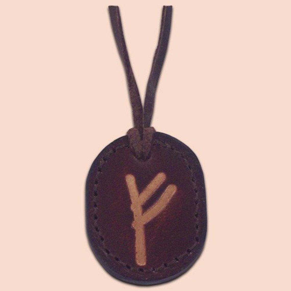 Fehu the Rune of Wealth and Fulfilment Rune Amulet - Etsy