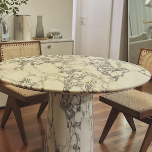 100cm round marble kitchen table - Etsy 日本