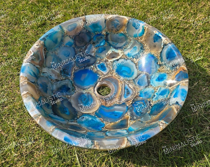Handmade Natural Agate Sink ( Customisable )