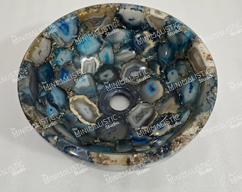 Handmade Natural Agate Sink ( Customisable )