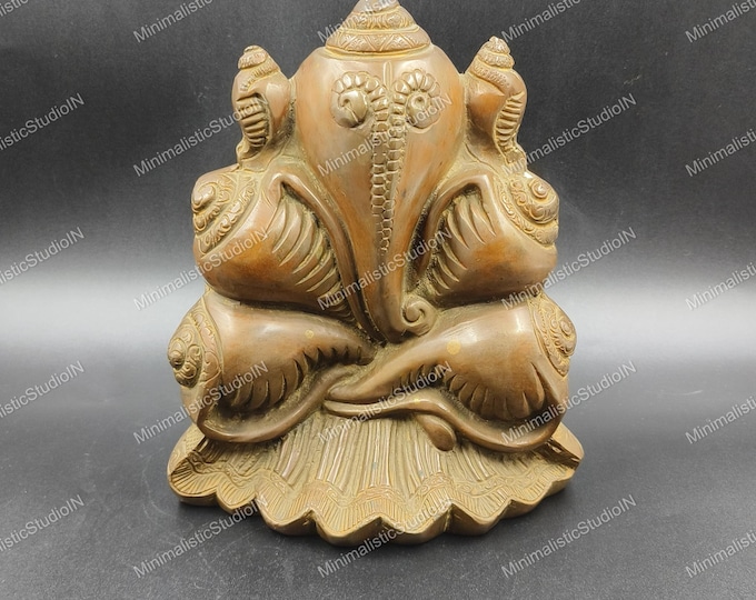 Lord Ganesha Statue 8” Inch | Ganpati Idol for Home Entrance & Luxury Decor