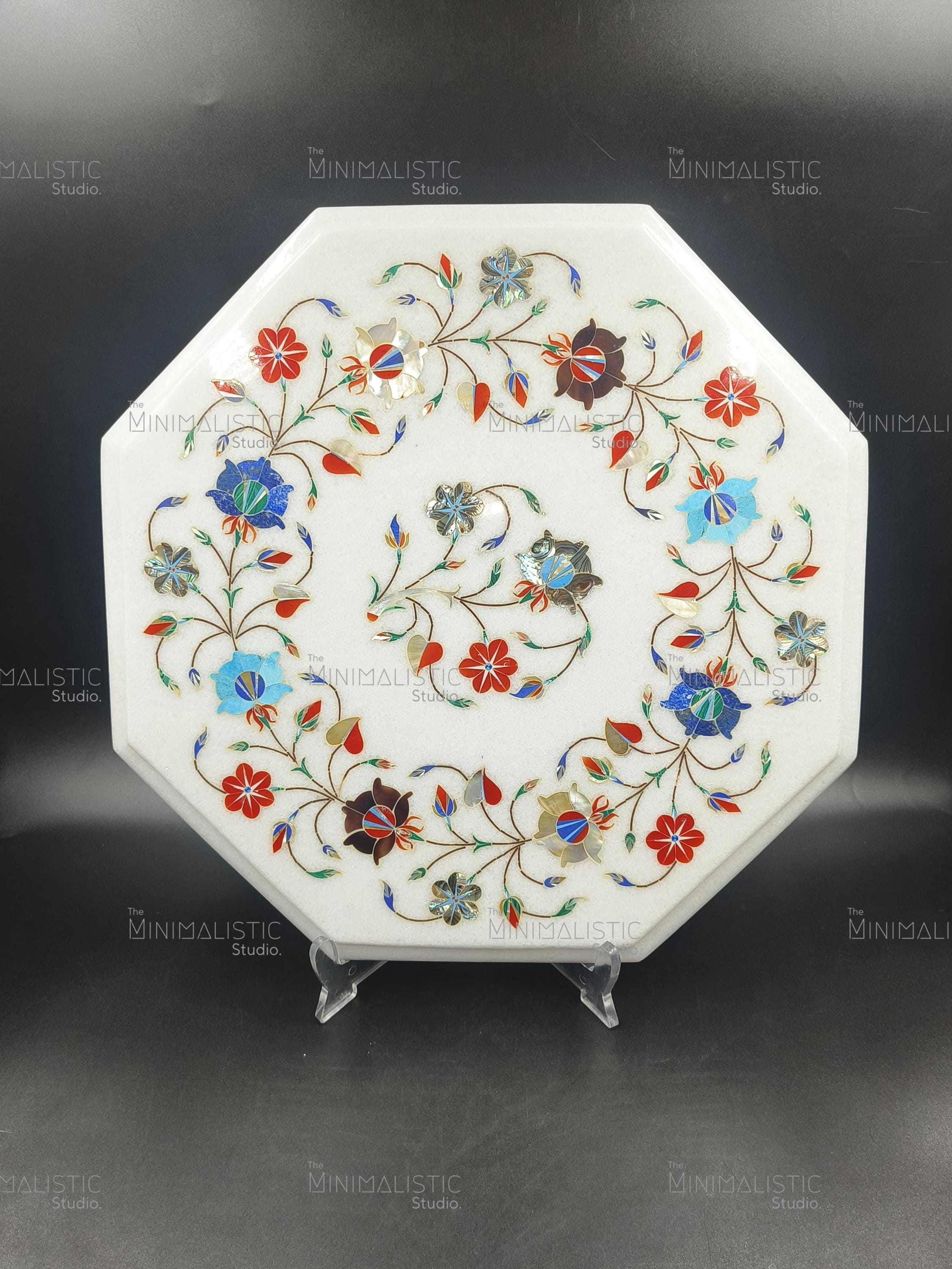 大理石象嵌テーブル - Etsy 日本