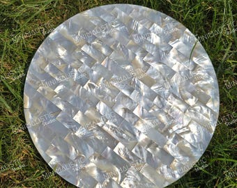 Customizable Mother of Pearl Table Top | Stone Coffee Table